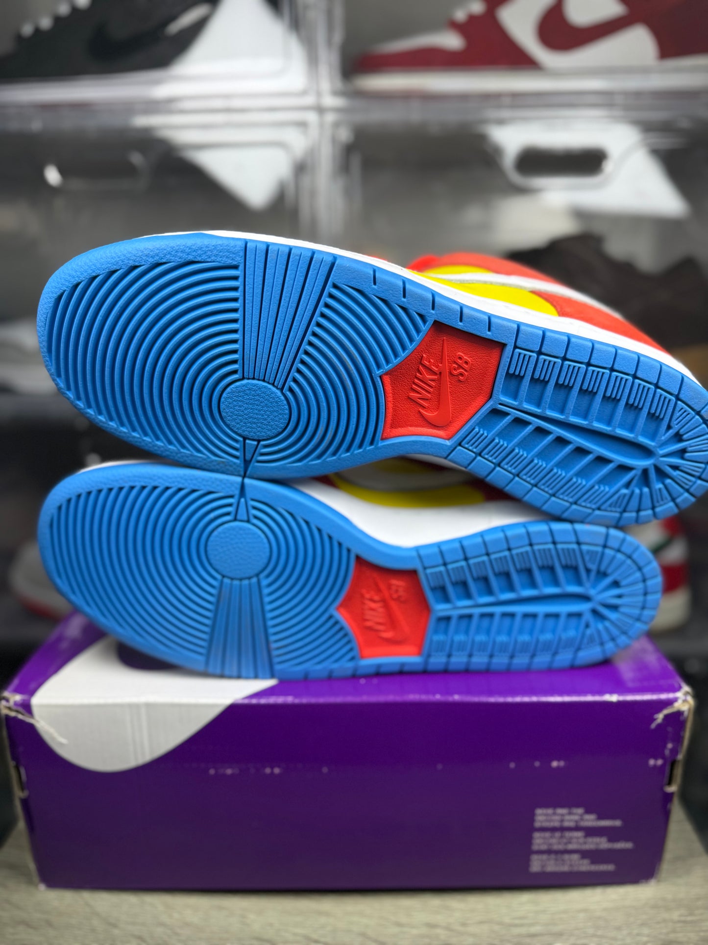 Nike dunk sb low bart Simpson sz 12