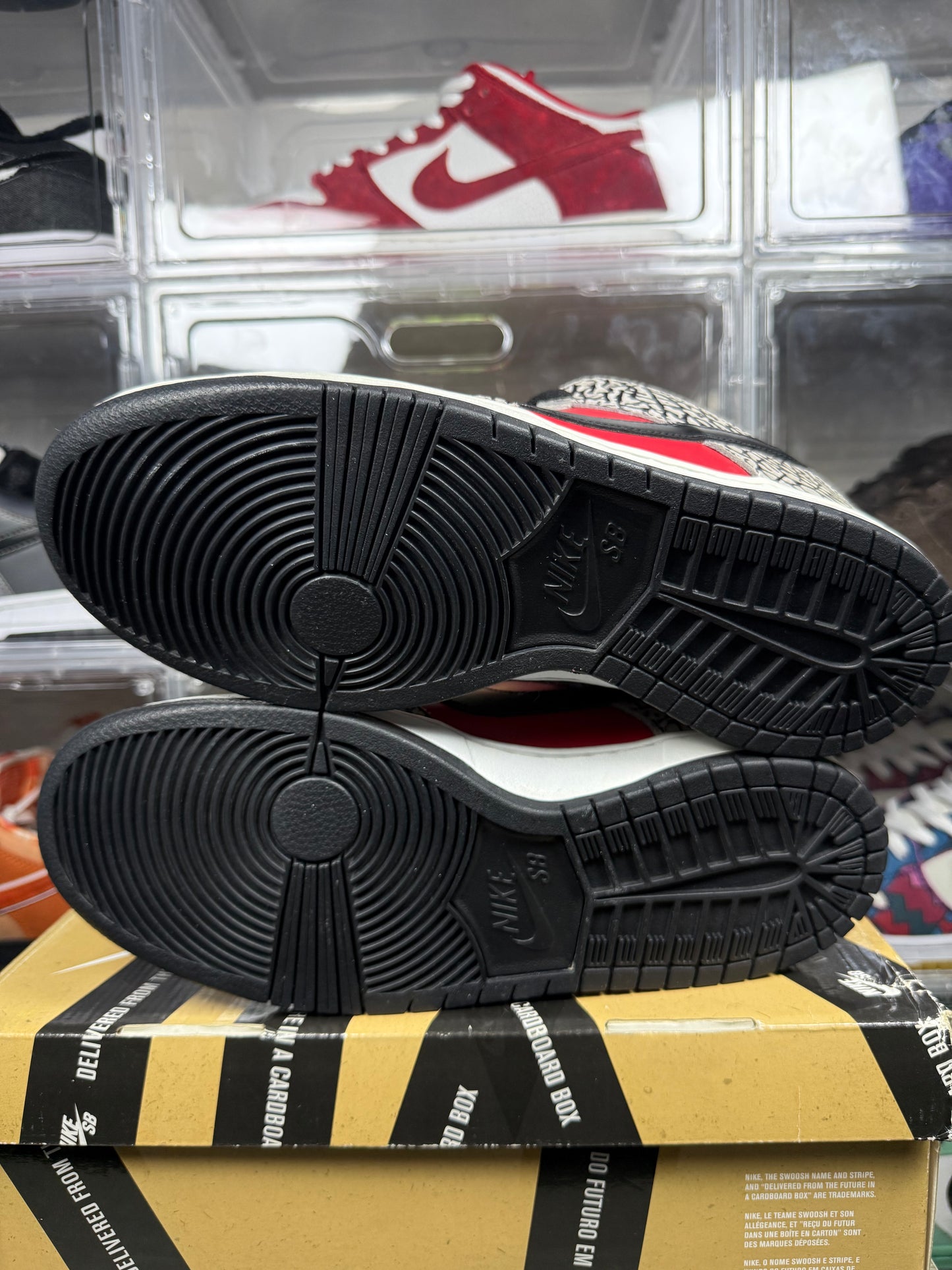 Size 10.5 - Nike Dunk Low Premium SB Supreme Red Cement