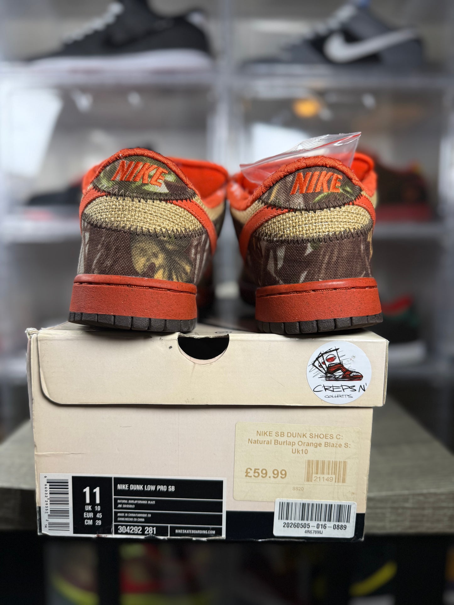 Nike dunk sb Reese Forbes Hunter sz 11
