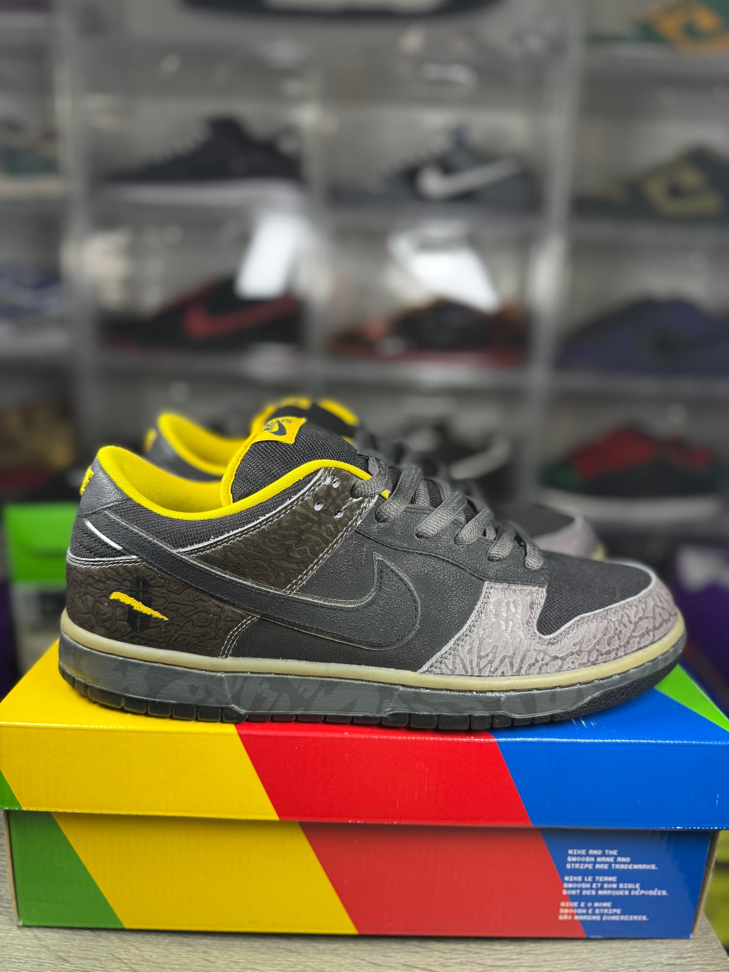 Nike dunk sb yellow curb sz 12