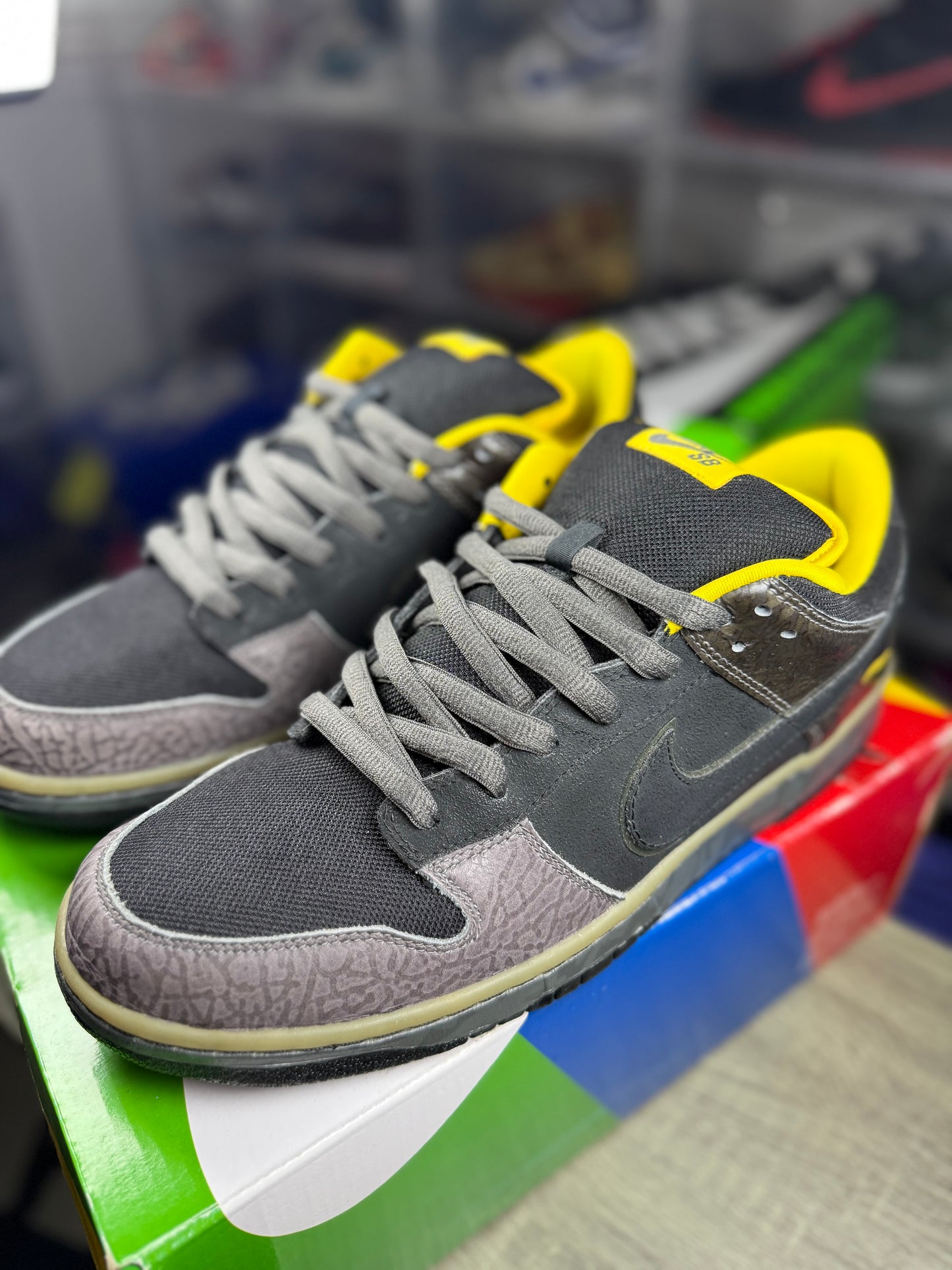 Nike dunk sb yellow curb sz 12