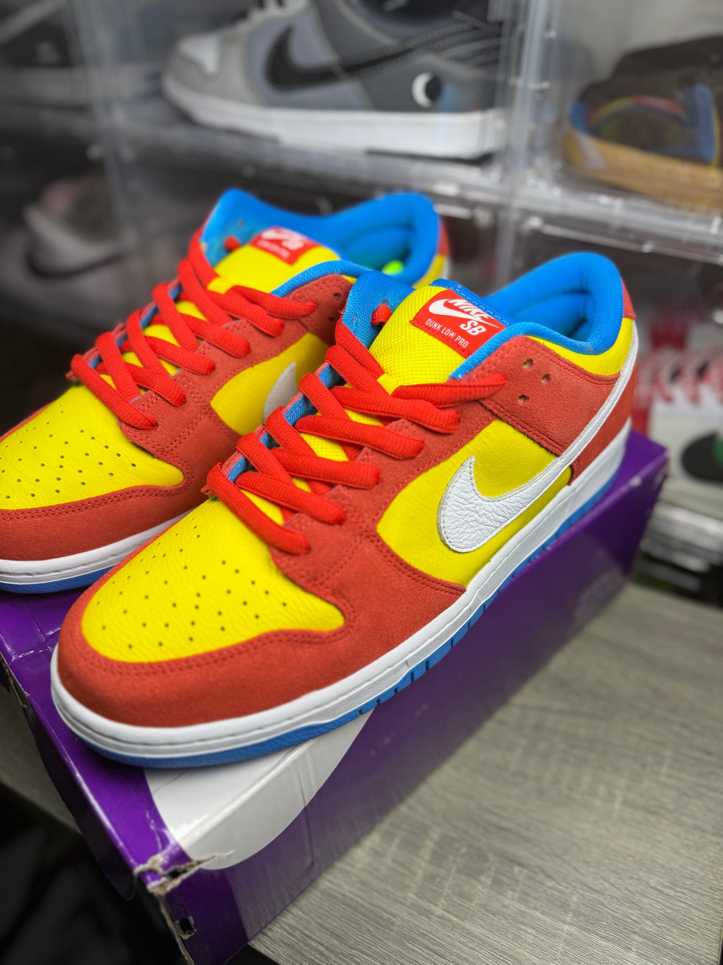 Nike dunk sb low bart Simpson sz 12