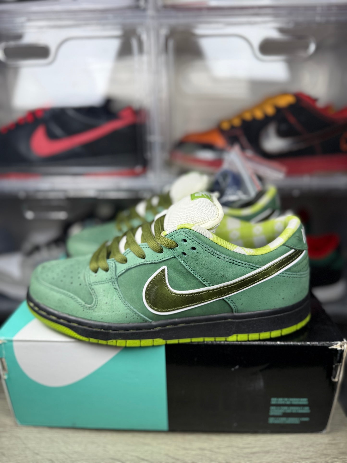 Nike dunk sb green lobster sz 9