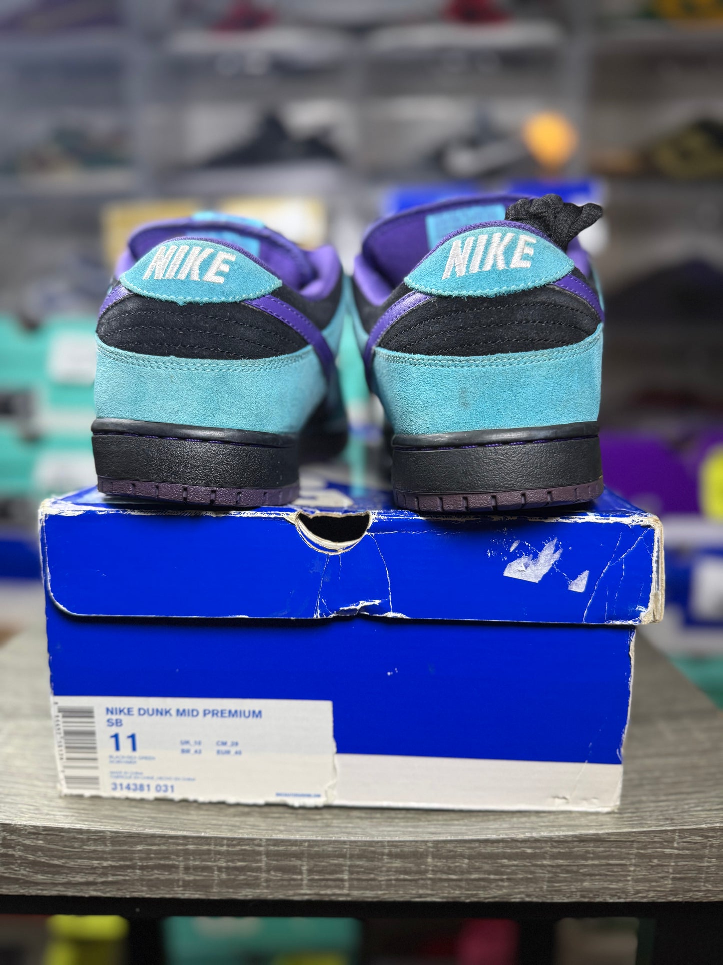 Nike dunk sb Skeletor sz 11