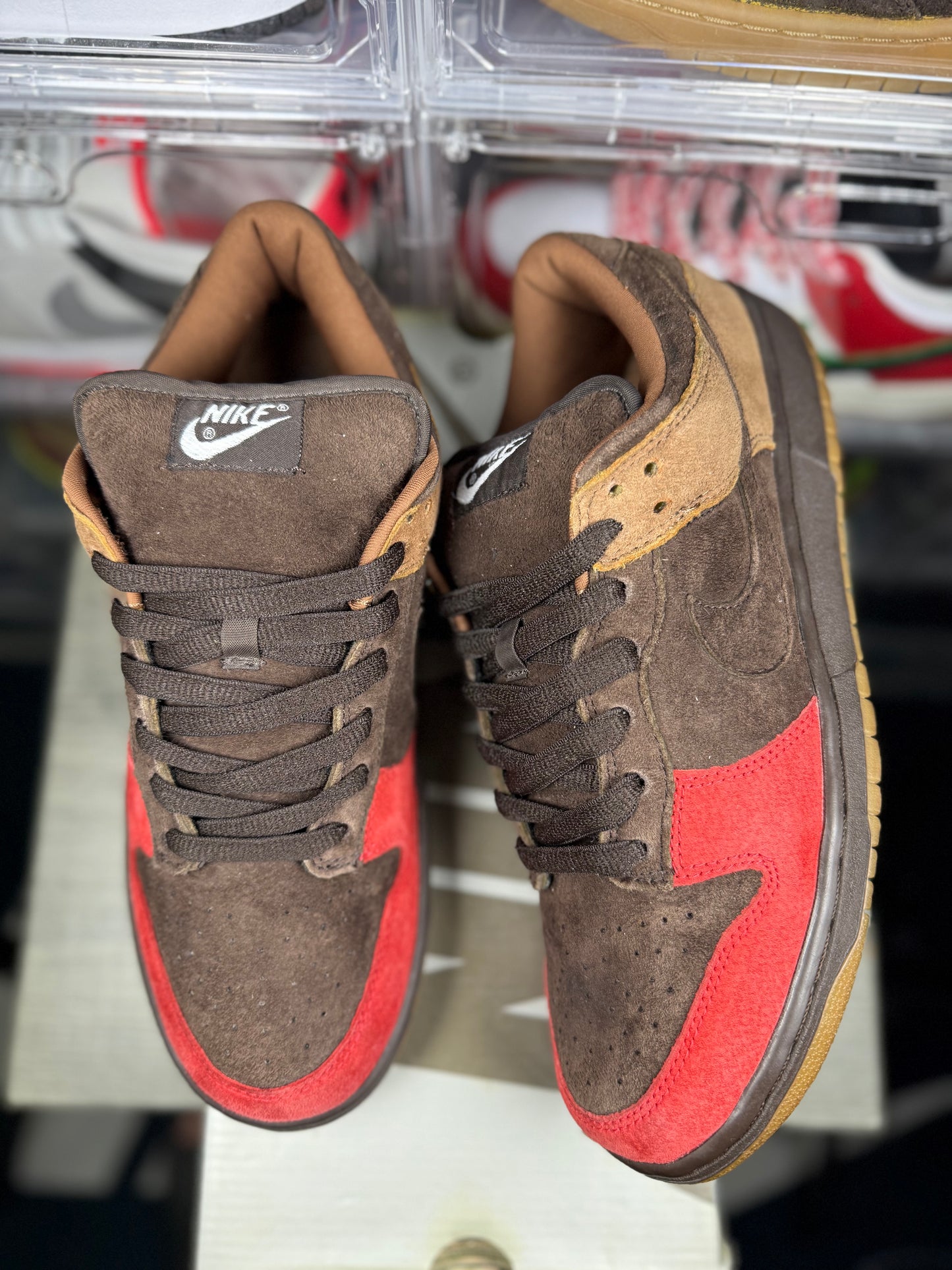 Nike dunk sb low bison sz 10