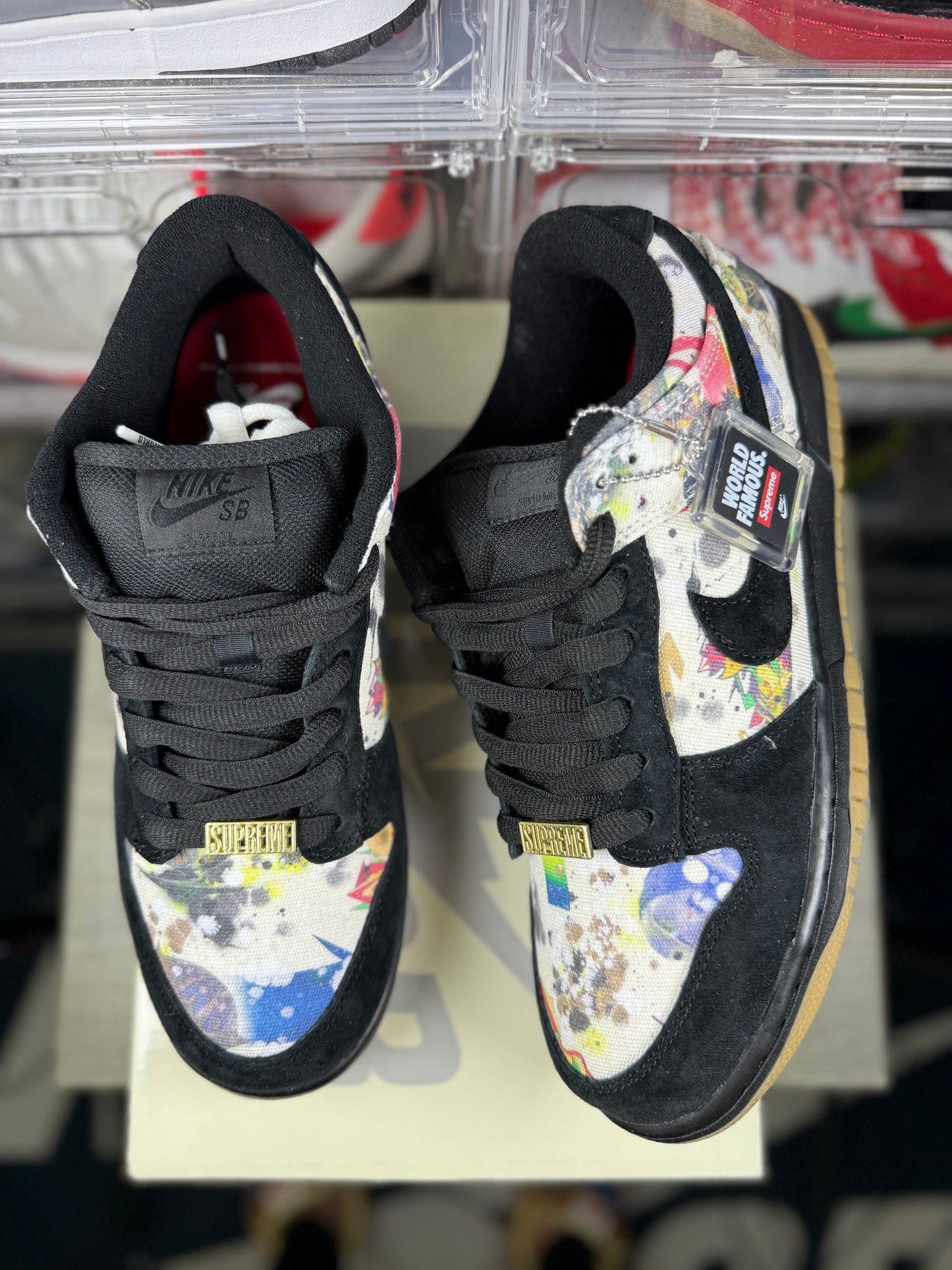 10 - Nike dunk sb supreme rammellzee
