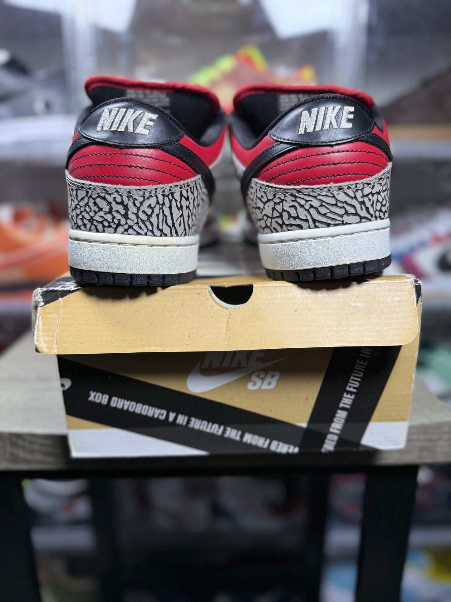 Size 10.5 - Nike Dunk Low Premium SB Supreme Red Cement