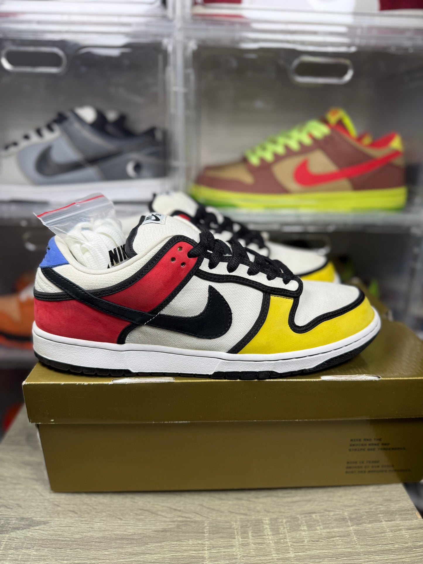 Size 12 - Nike Dunk Low Pro SB Piet Mondrian