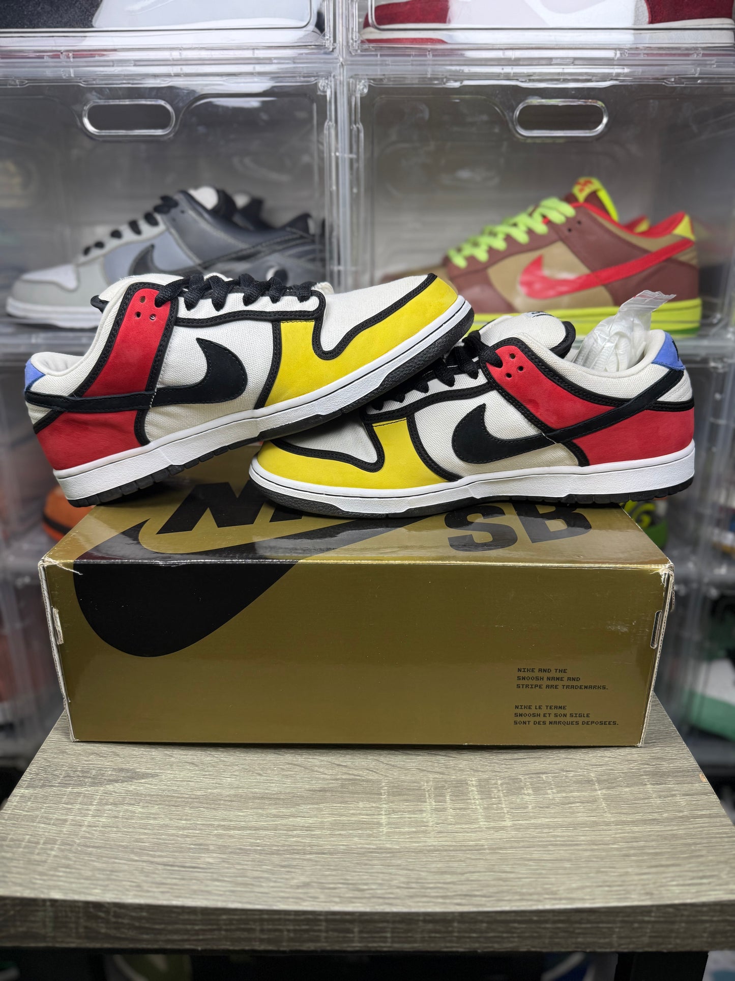 Size 12 - Nike Dunk Low Pro SB Piet Mondrian